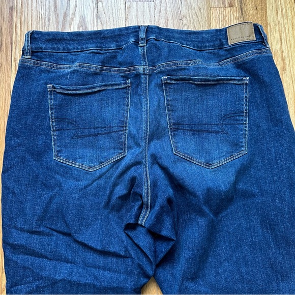 AE Next Level Curvy Jegging Dark Wash Sz 20 Short - Picture 10 of 12